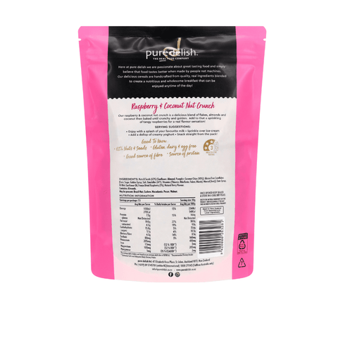 Raspberry & Coconut Nut Crunch 375g