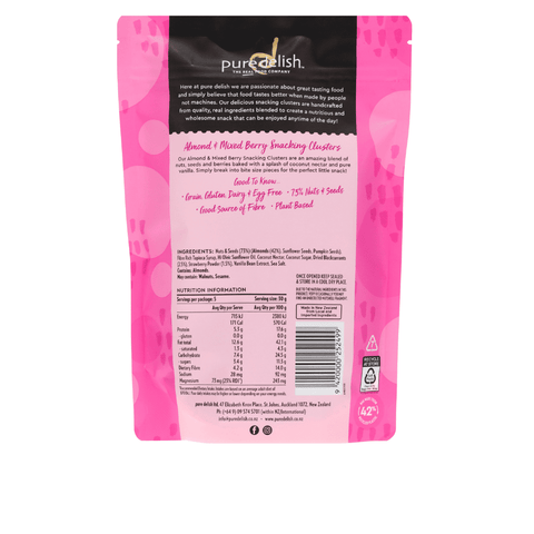 Almond & Mixed Berry Snacking Clusters 150g