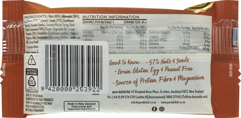 Choc Nut Bar (x 18 Bars)
