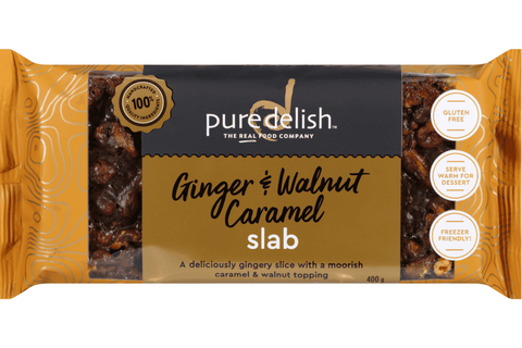 Ginger & Walnut Caramel Slab 400G