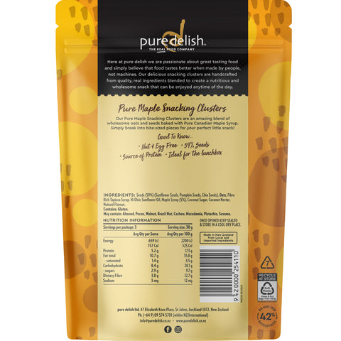 Pure Maple Snacking Clusters 150g