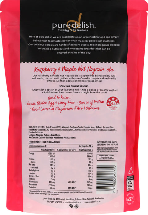 Raspberry & Maple Nut Nograin-ola 400g