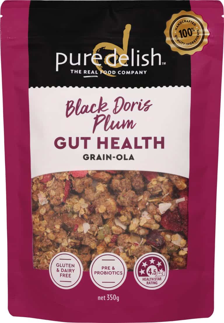 Black Doris Plum Grain-ola (Gut Health) 350g - pure delish ltd.